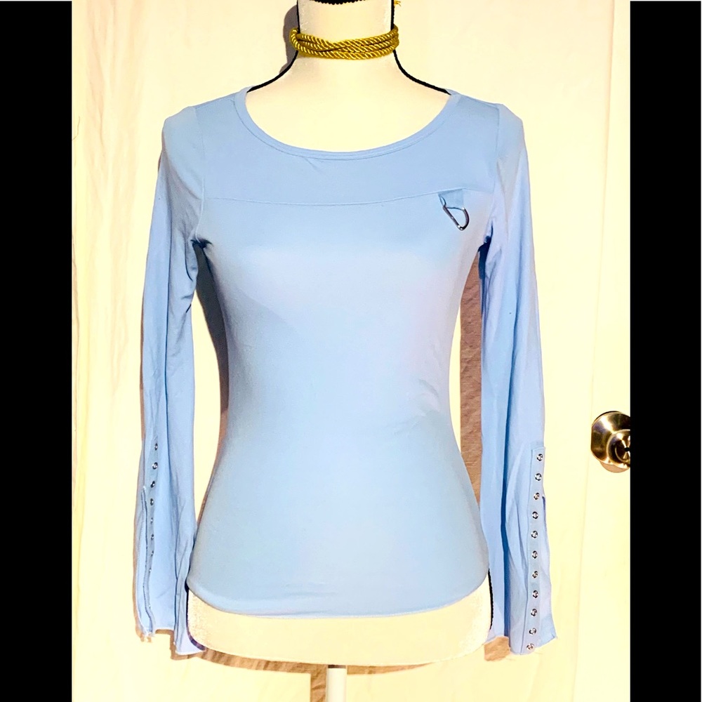 Vintage PARIS BLUES Flare Sleeve Top